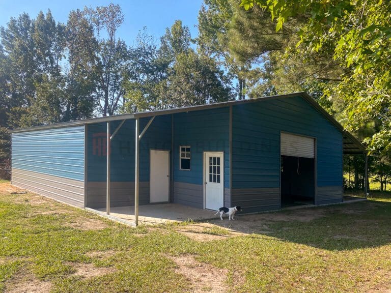 40x60 Metal Building | - Hinton Buildings