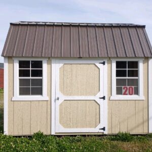 8 X 12 Side Lofted Barn Front Image