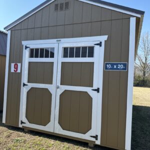 10 X 20 Utility with Extra Height Front Image