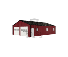 Jason Jason from Clayton, NC designed this 28x40x9 building with our 3D Building Designer.