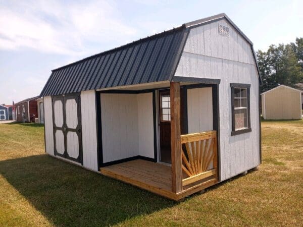 Dunn #35: 10 X 20 Side Porch Lofted Barn Building Image