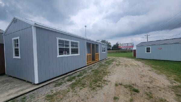 La Grange #4: 12 X 40 Side Porch Utility Building Image