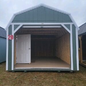 La Grange #20: 12 X 24 Lofted Barn Garage Front Image