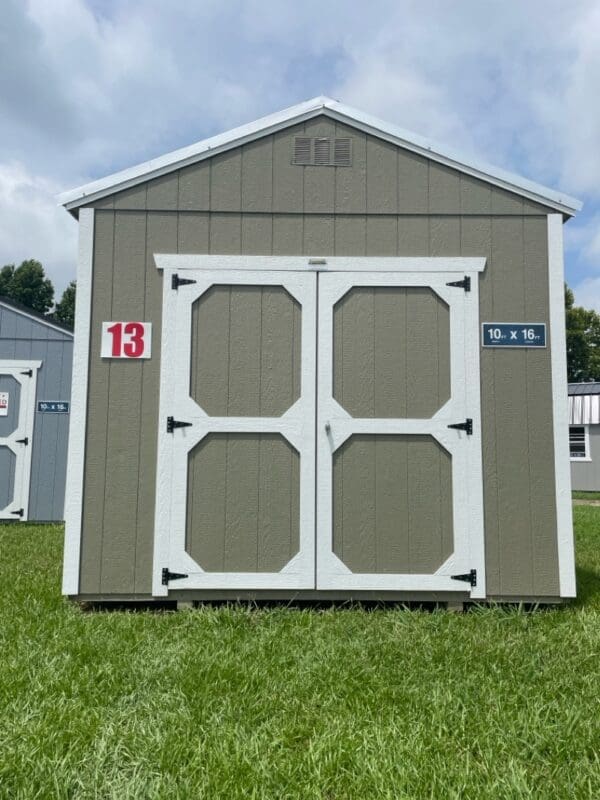 Princeton #13: 10 X 16 Utility with Extra Height Front Image