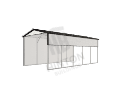 DANDAN from BENSON, NC designed this 12x25x9 building with our 3D Building Designer.