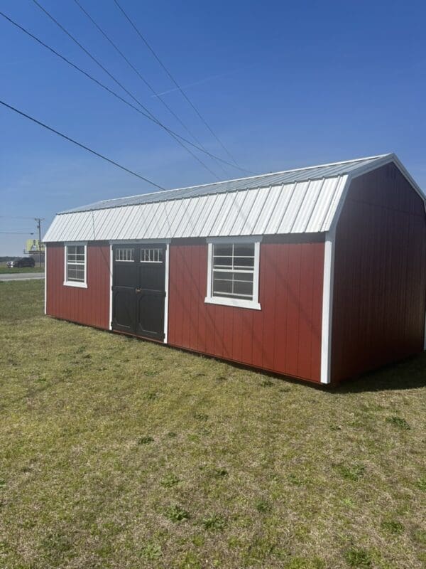 La Grange #8: 12 X 28 Side Lofted Barn Building Image