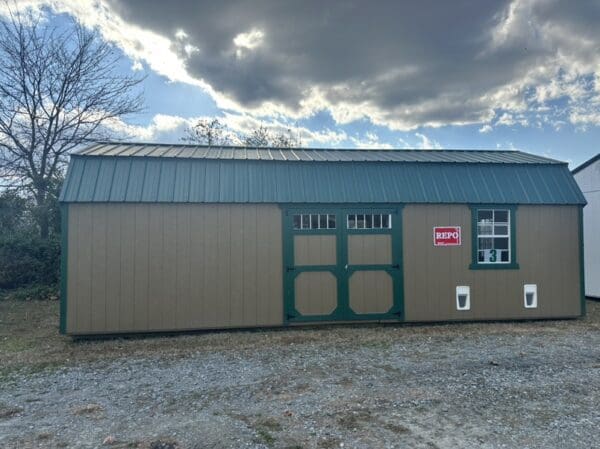 Princeton #REPO 3: 12 X 28 Side Lofted Barn Front Image