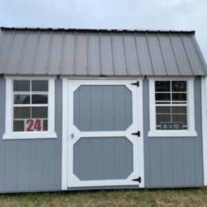 Princeton #24: 8 X 12 Side Lofted Barn Front Image