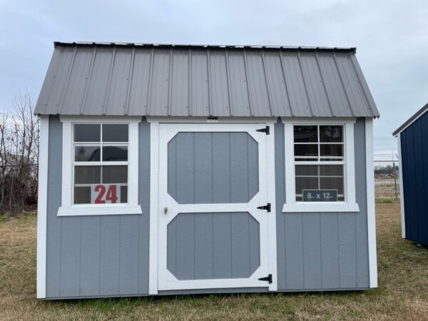 Princeton #24: 8 X 12 Side Lofted Barn Front Image