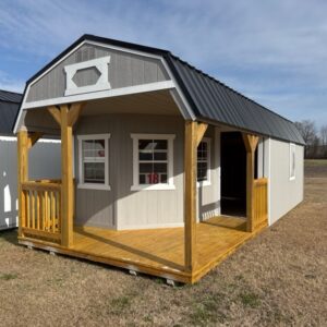 La Grange #18: 12 X 28 Deluxe Playhouse Lofted Barn Front Image