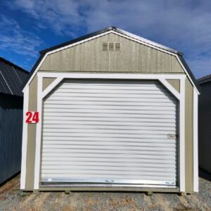 Dunn #24: 12 X 24 Lofted Barn Garage Front Image