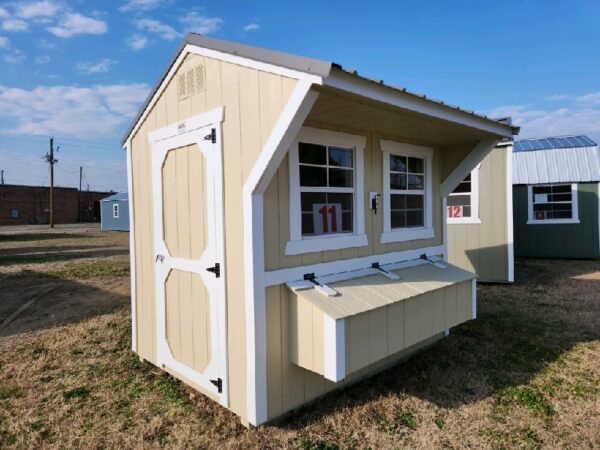 Dunn #11: 6 X 8 Chicken Coop Front Image