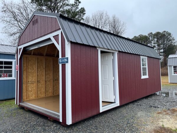 Princeton #48: 12 X 24 Lofted Barn Garage Building Image