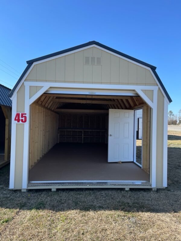 Princeton #45: 12 X 28 Lofted Barn Garage Front Image