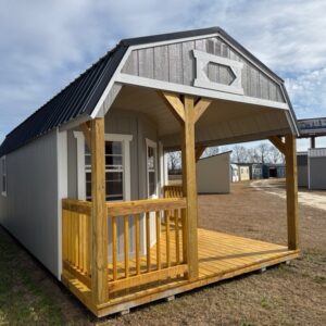 La Grange #18: 12 X 28 Deluxe Playhouse Lofted Barn Building Image