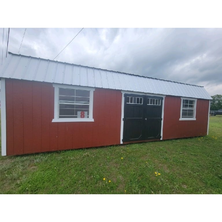 La Grange #8: 12 X 28 Side Lofted Barn Front Image