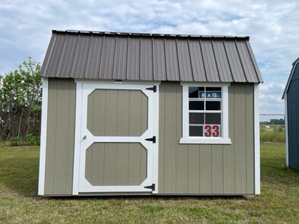 Princeton #33: 8 X 12 Side Lofted Barn Front Image