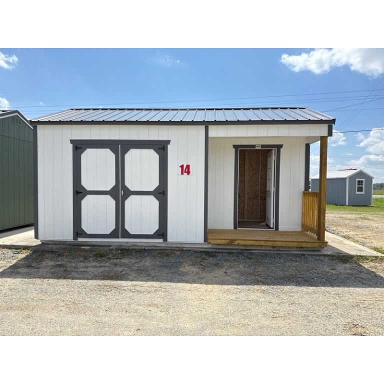 La Grange #14: 10 X 20 Side Porch Utility Front Image