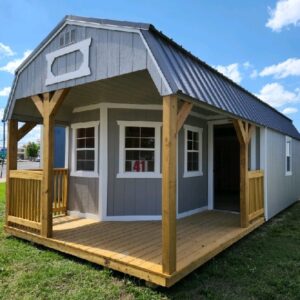Dunn #41: 12 X 28 Deluxe Playhouse Lofted Barn Front Image