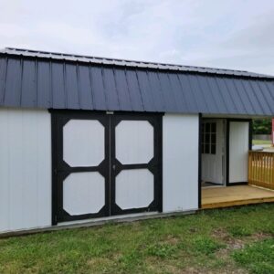 Dunn #37: 10 X 20 Side Porch Lofted Barn Front Image