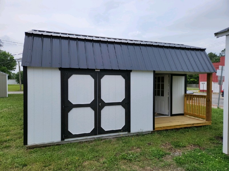 Dunn #37: 10 X 20 Side Porch Lofted Barn Front Image
