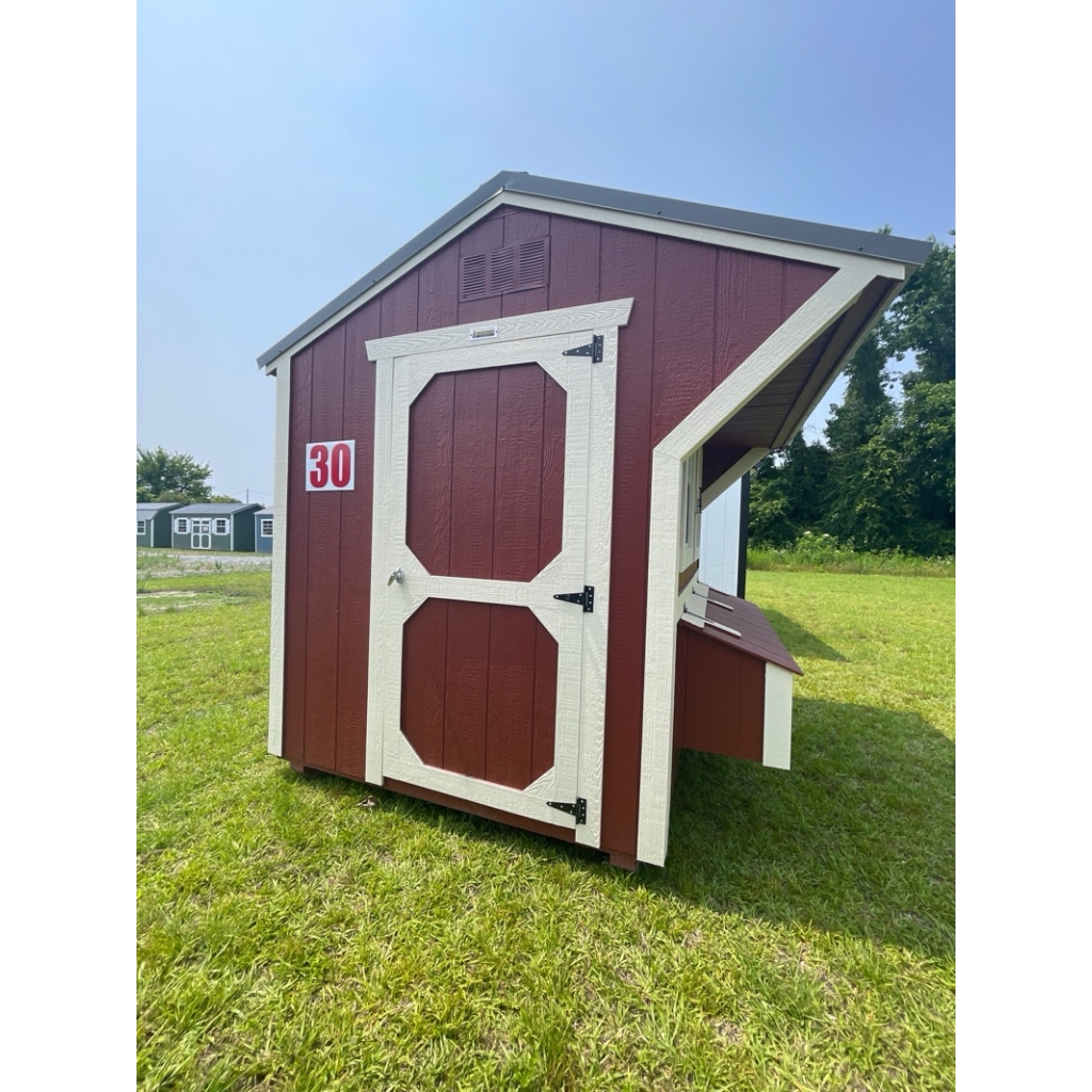 Princeton #30: 6 X 8 Chicken Coop Front Image