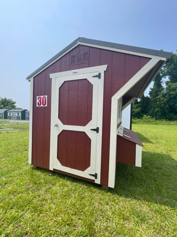 Princeton #30: 6 X 8 Chicken Coop Front Image