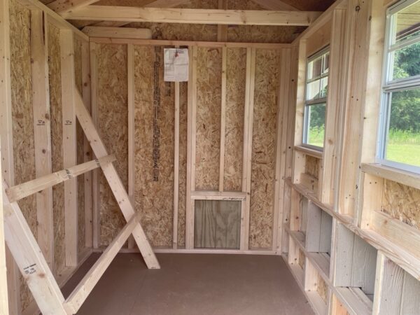 Princeton #30: 6 X 8 Chicken Coop Building Image