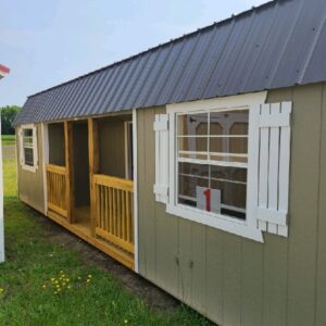 La Grange #1: 12 X 28 Playhouse Lofted Barn Front Image