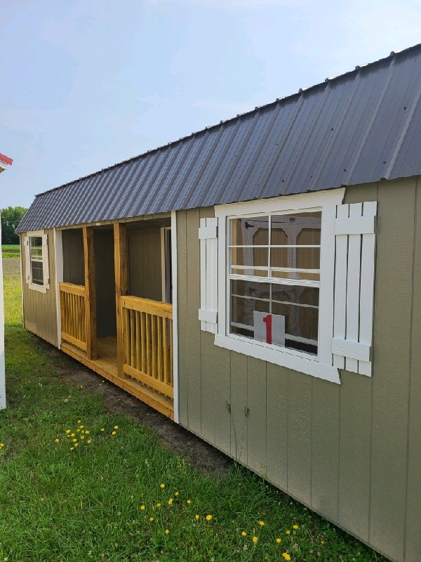 La Grange #1: 12 X 28 Playhouse Lofted Barn Front Image