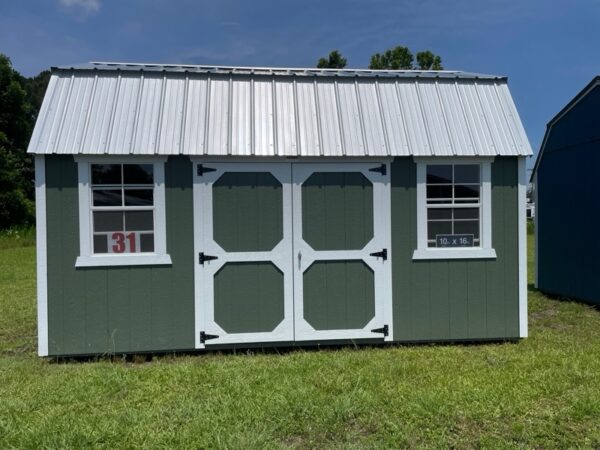 Princeton #31: 10 X 16 Side Lofted Barn Front Image