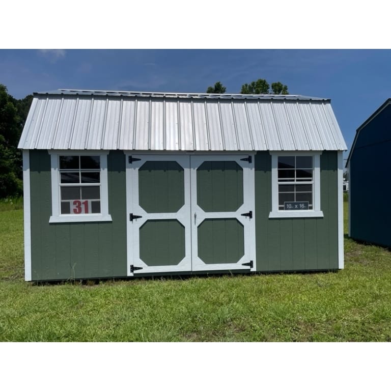 Princeton #31: 10 X 16 Side Lofted Barn Front Image
