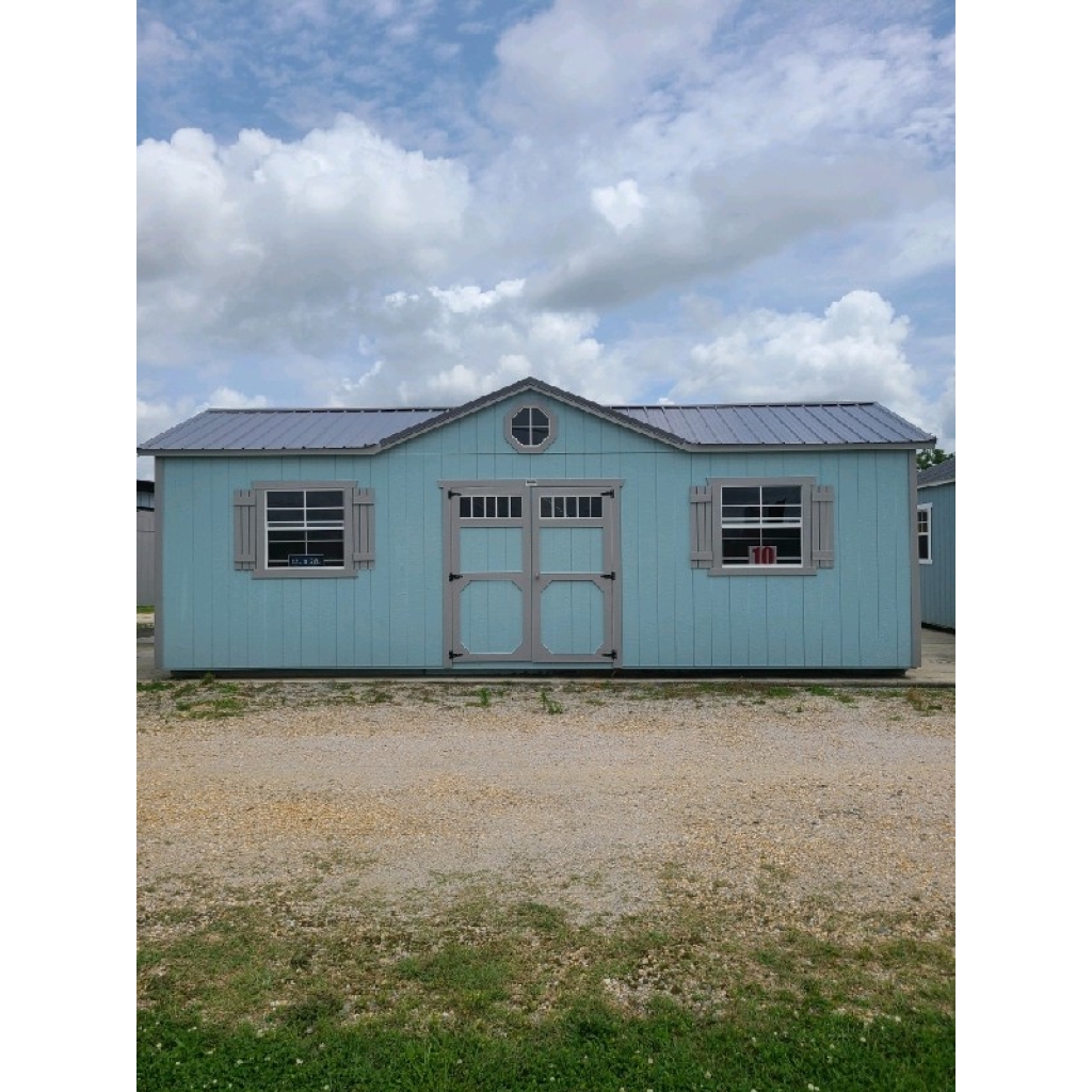 La Grange #10: 12 X 28 Utility Shed Gable Dormer Front Image