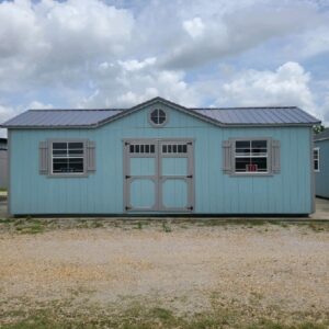 La Grange #10: 12 X 28 Utility Shed Gable Dormer Front Image