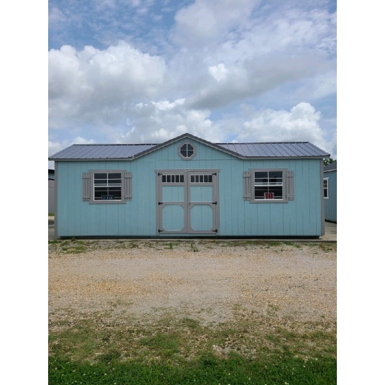 La Grange #10: 12 X 28 Utility Shed Gable Dormer Front Image