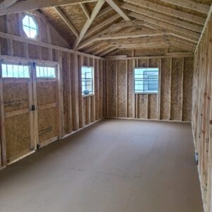 La Grange #10: 12 X 28 Utility Shed Gable Dormer Building Image