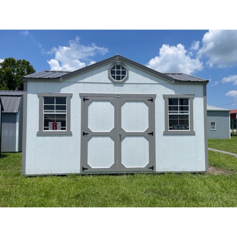 Princeton #8: 10 X 16 Utility Shed Gable Dormer Front Image