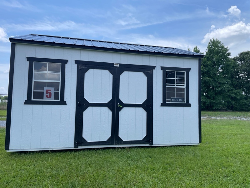 Princeton #5: 10 X 16 Side Utility with Extra Height Front Image
