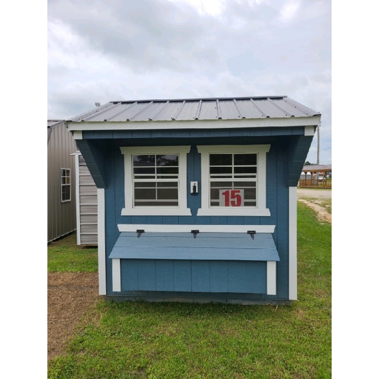 La Grange #15: 6 X 8 Chicken Coop Front Image