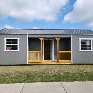 Dunn #23: 12 X 28 Center Porch Utility Front Image