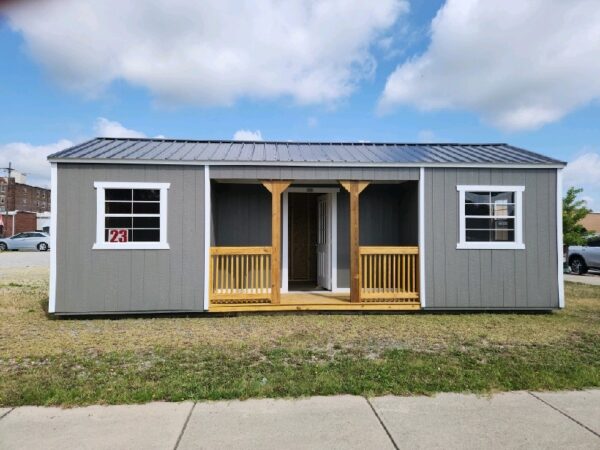 Dunn #23: 12 X 28 Center Porch Utility Front Image