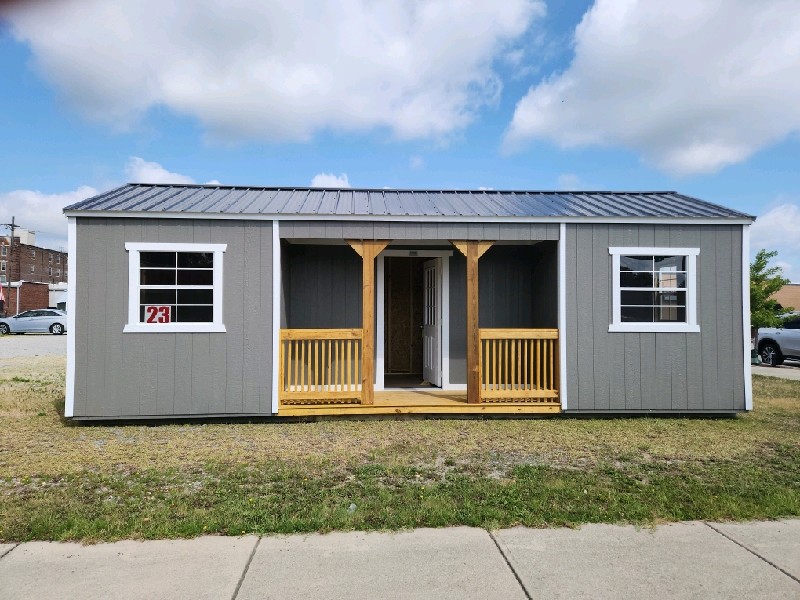 Dunn #23: 12 X 28 Center Porch Utility Front Image