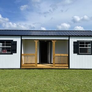 Princeton #52: 12 X 28 Center Porch Utility Front Image
