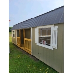 La Grange #1: 12 X 28 Center Porch Lofted Barn Front Image