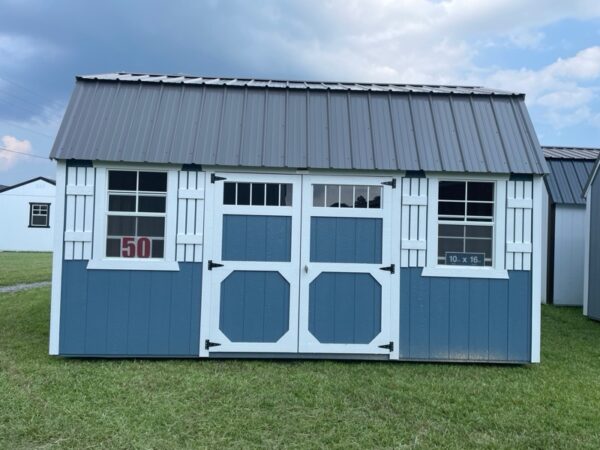 Princeton #50: 10 X 16 Side Lofted Barn Front Image