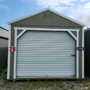 Dunn #26: 12 X 28 Utility Garage Front Image