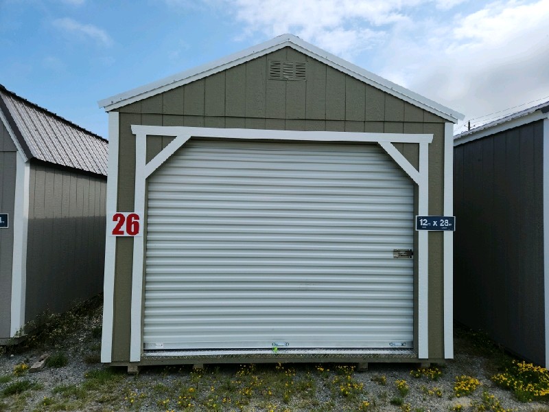 Dunn #26: 12 X 28 Utility Garage Front Image