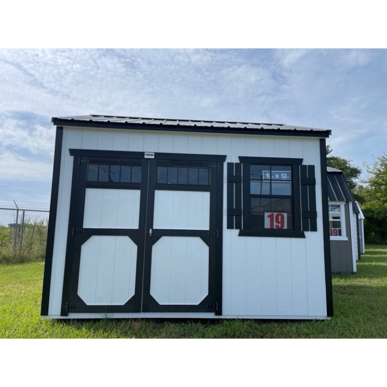 Princeton #19: 10 X 12 Side Utility with Extra Height Front Image