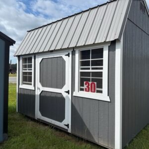 La Grange #30: 8 X 12 Side Lofted Barn Front Image