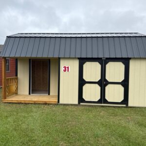 La Grange #31: 10 X 20 Side Porch Lofted Barn Front Image
